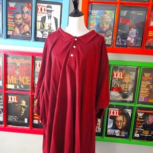 7xl Burgundy polo.